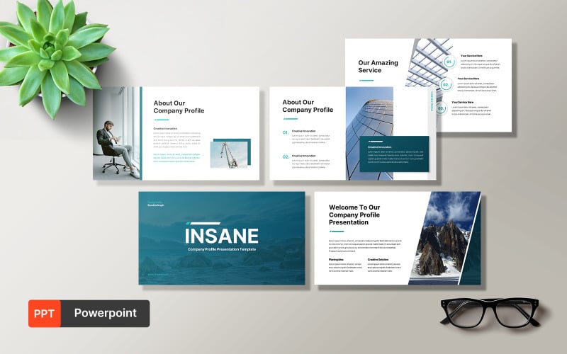 insane company profile powerpoint original