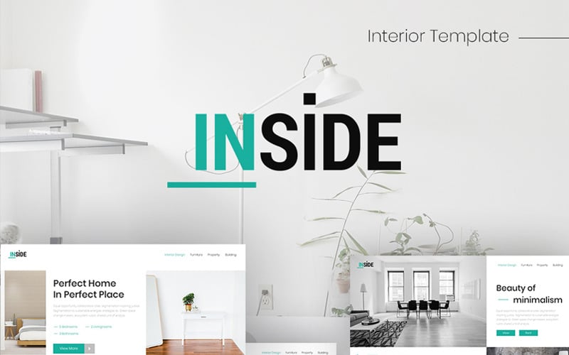 inside interior powerpoint template original