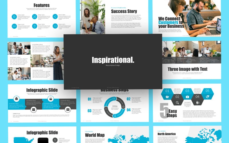 inspirational professional business powerpoint template original