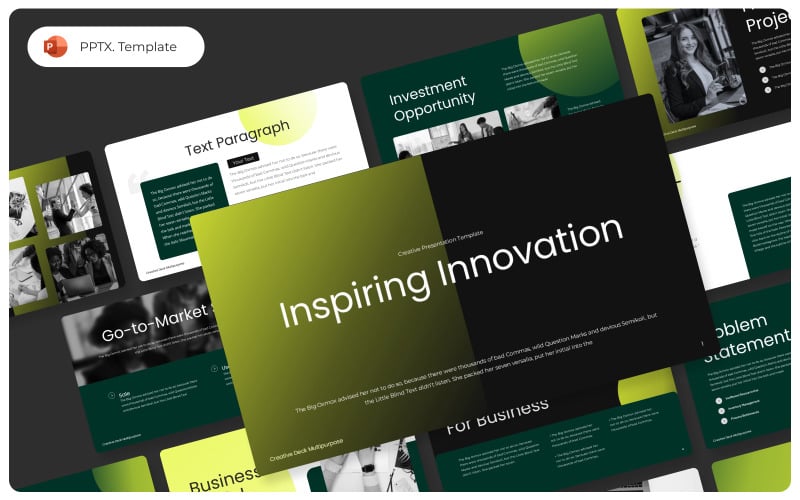 inspiring innovation powerpoint template original