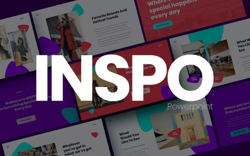 inspo stylish powerpoint template original