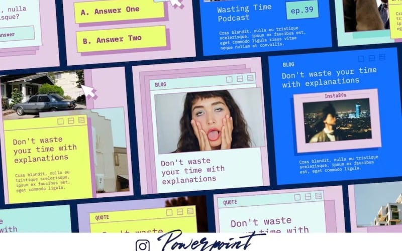insta s powerpoint instagram template original