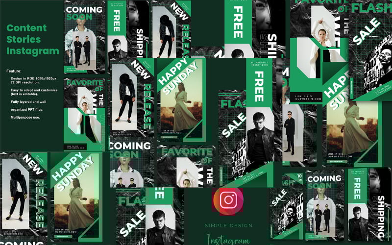 instagram post amp stories powerpoint template original