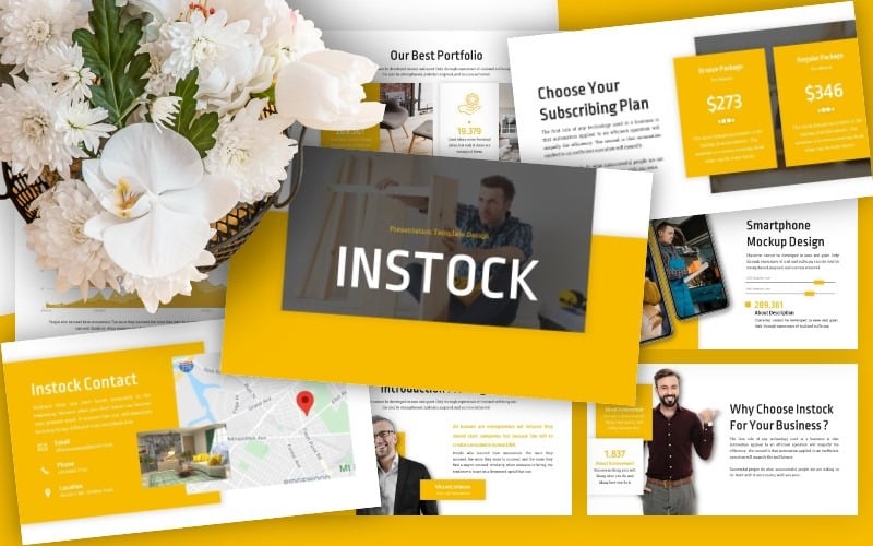 instock powerpoint template original