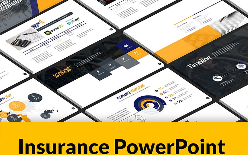 insurance powerpoint template original