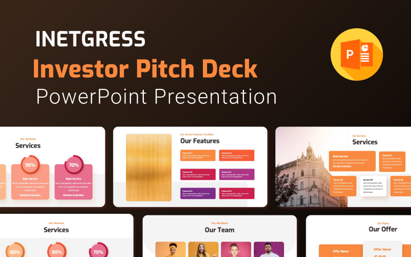 integress investor pitch deck powerpoint template original