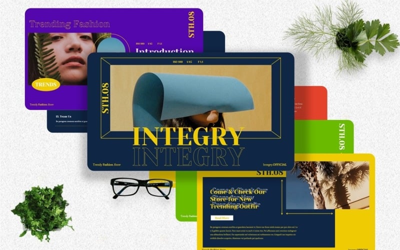 integry fashion creative powerpoint template original