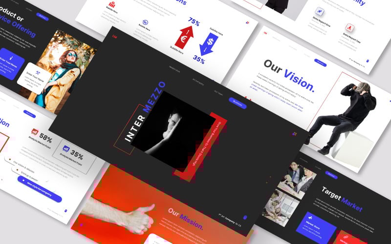 inter mezzo business powerpoint original