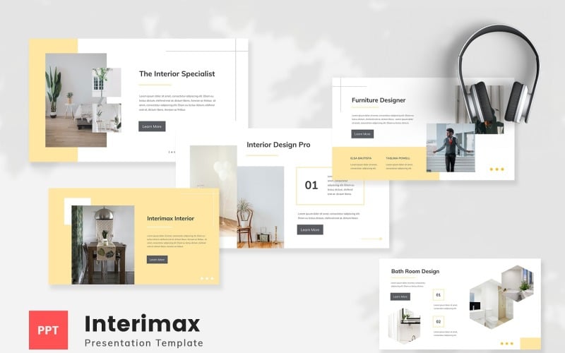 interimax interior powerpoint template original