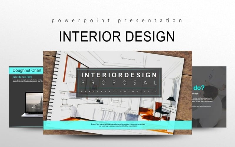 interior design powerpoint template original
