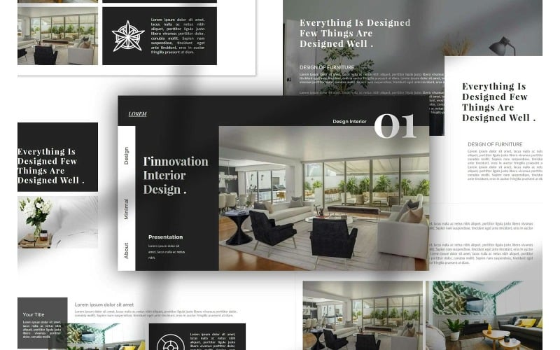 interior powerpoint presentation templates original