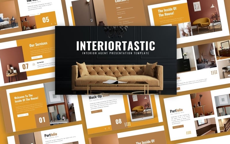 interiortastic interior presentation powerpoint template original