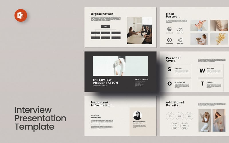 interview powerpoint presentation template original