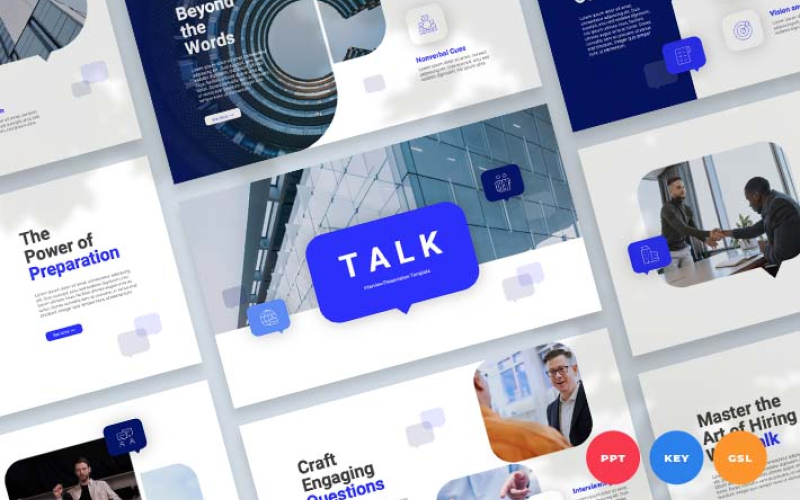 interview presentation powerpoint template original
