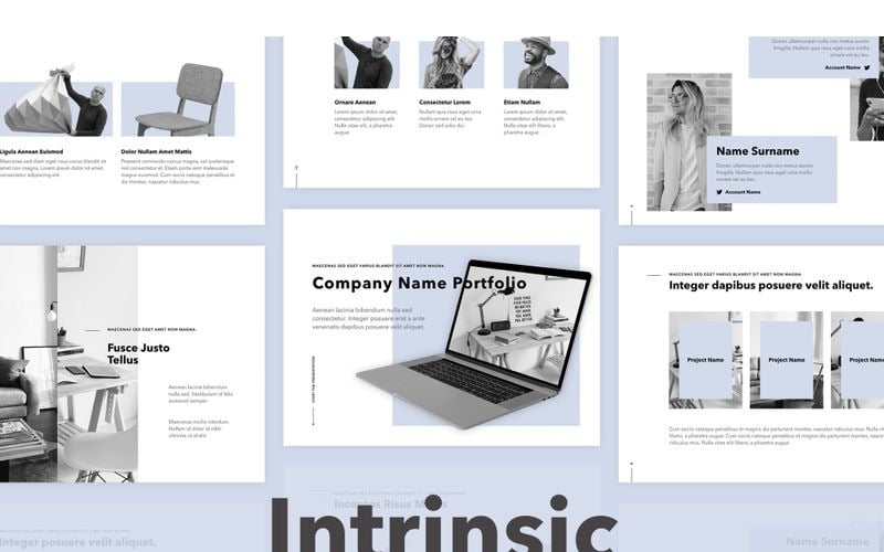 intrinsic powerpoint template original