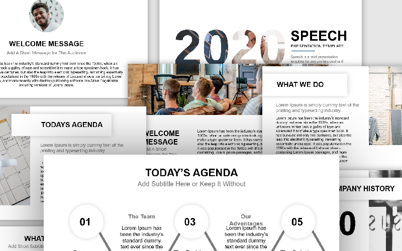 introduction presentation powerpoint template original