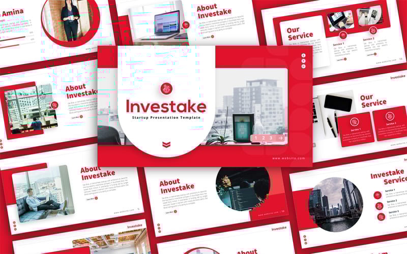investake startup multipurpose powerpoint presentation template original