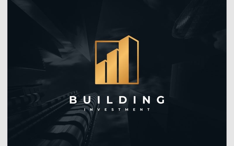 investment building property gold logo original