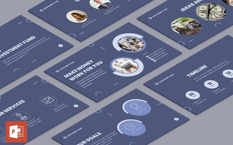 investment fund presentation powerpoint template original