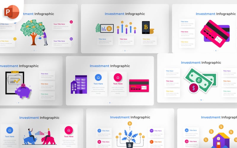 investment powerpoint infographic template original