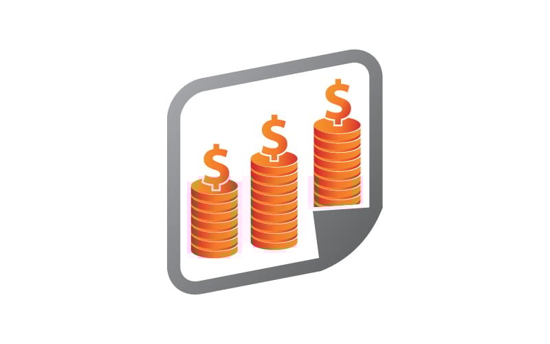 investment report template logo icon original