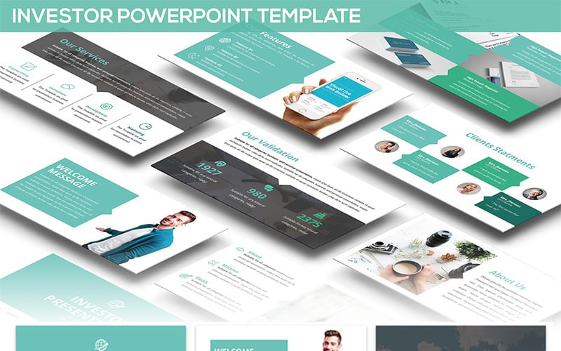 investor powerpoint template original