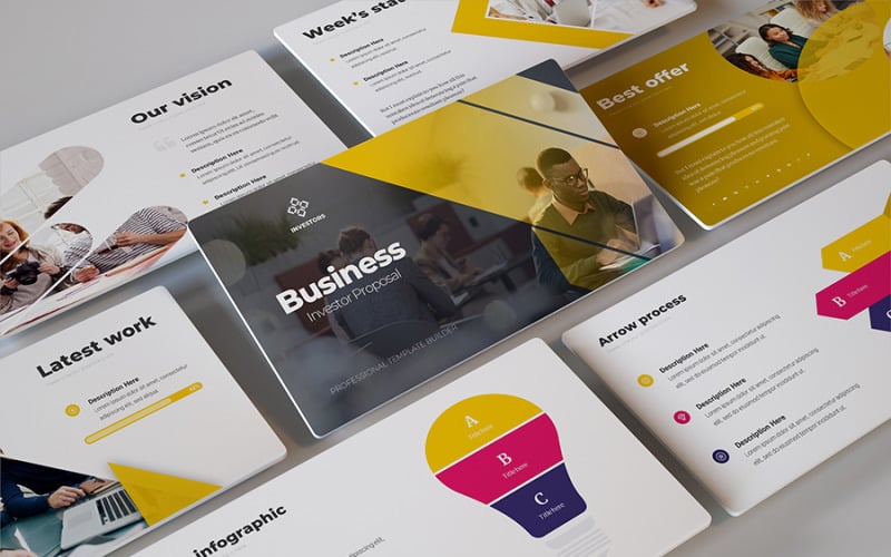 investors business plan powerpoint template original