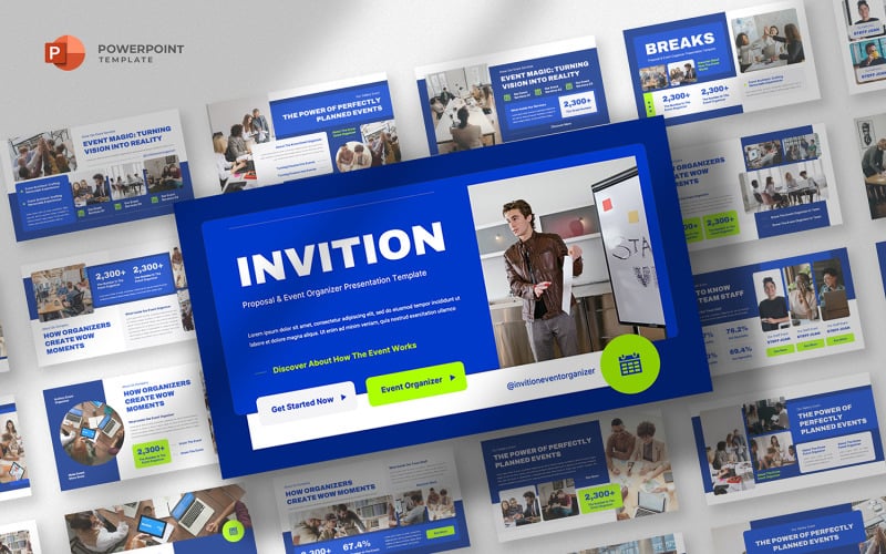 invition event proposal powerpoint template original
