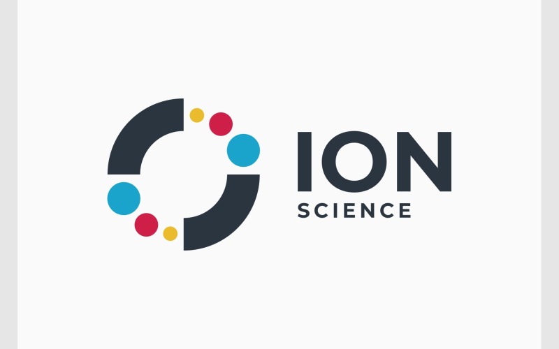 ion science circle letter o logo original