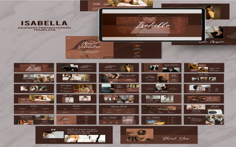 isabella presentation powerpoint template original