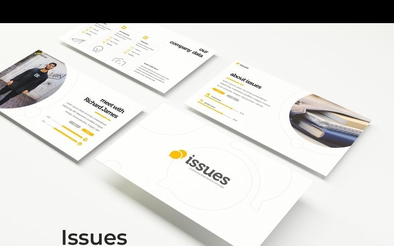 issues powerpoint template original