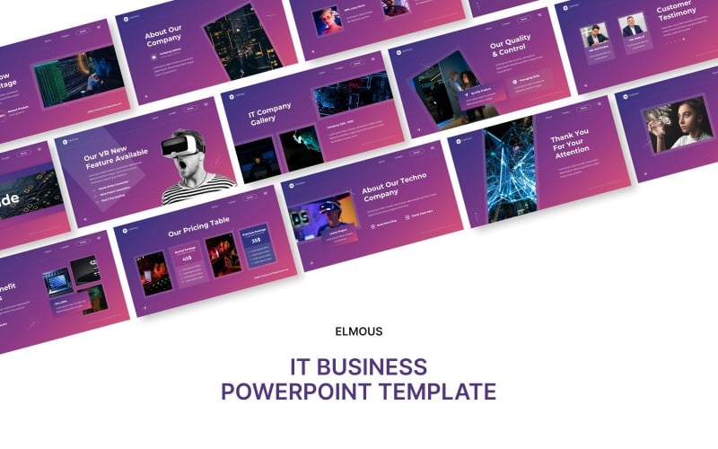 it powerpoint presentation template original