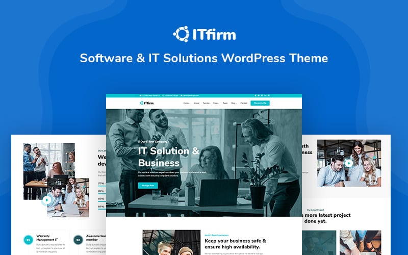 itfirm software and it solutions responsive wordpress theme original