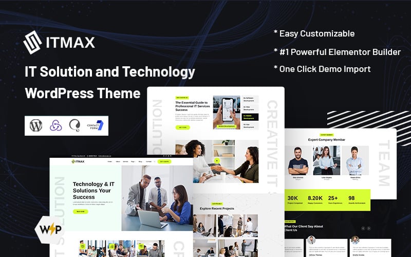 itmax it solution and technology wordpress theme original