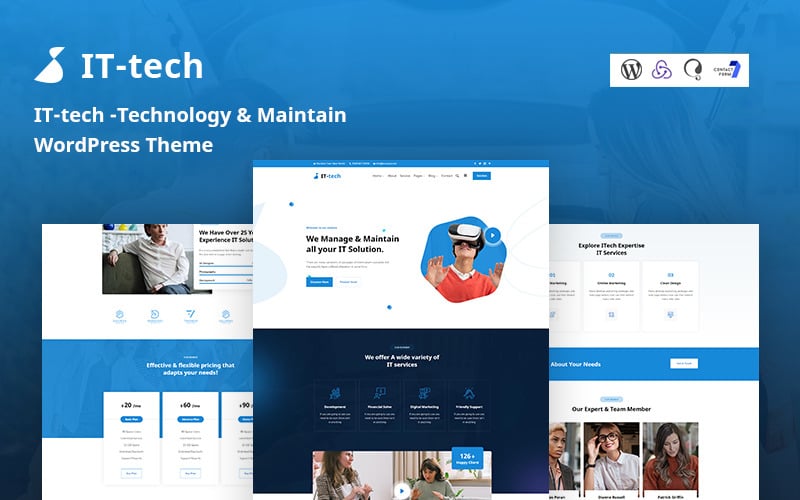 ittech technology amp maintain wordpress theme original