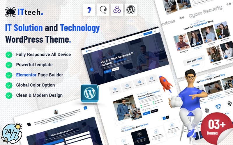 itteeh it solution and technology wordpress theme original