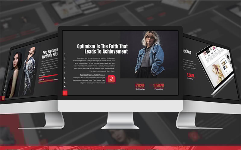 itzy dark powerpoint template original