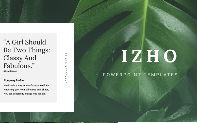 izho powerpoint template original