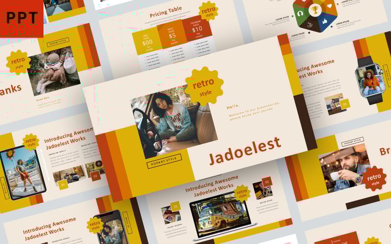 jadoelest powerpoint template original