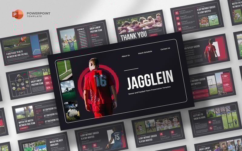 jagglein soccer football powerpoint template original