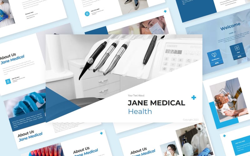 jane medical health powerpoint template original