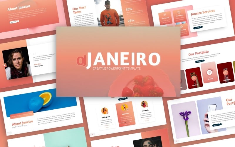 janeiro creative multipurpose powerpoint original