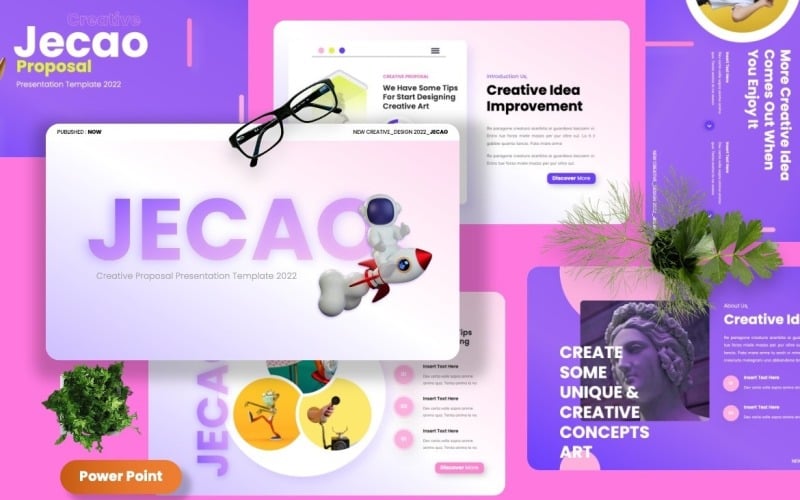 jecoa creative proposal powerpoint templates original