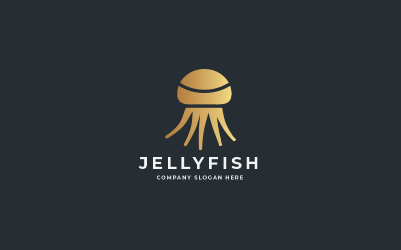 jellyfish pro logo template original