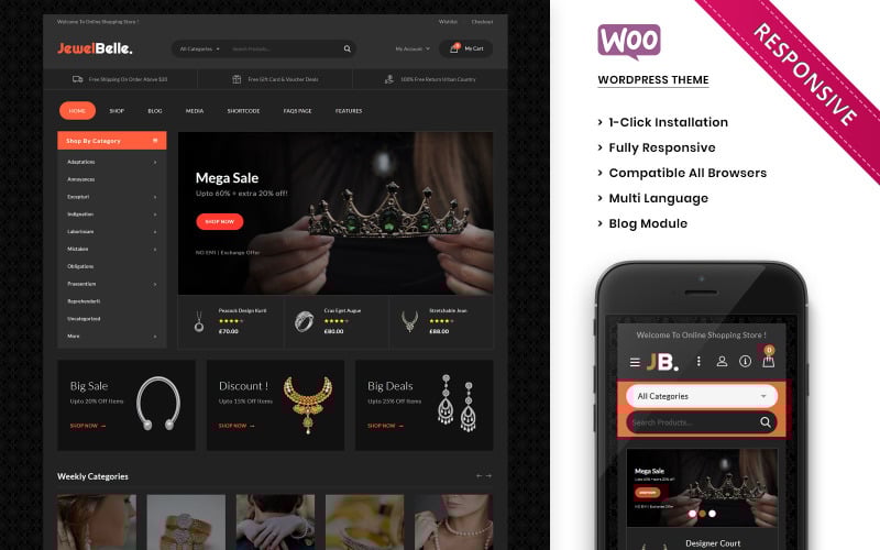 jewelbelle the mega jewelry store woocommerce theme original