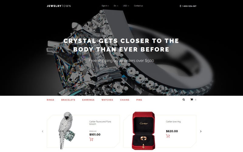 jewelry town prestashop theme original