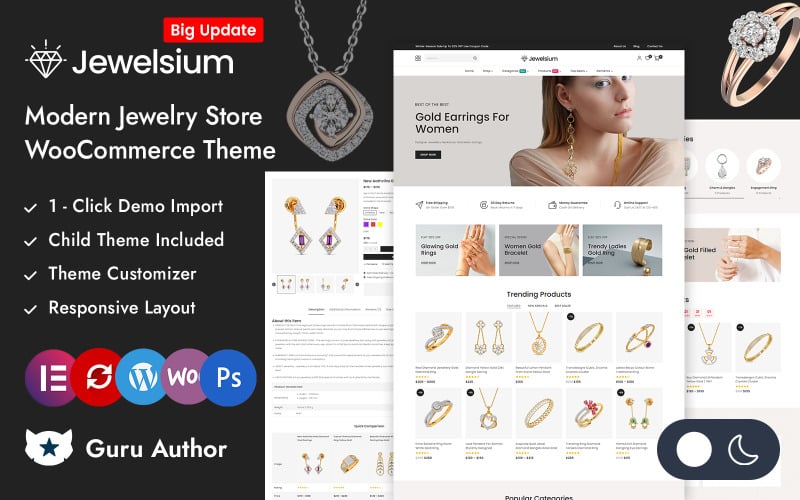 jewelsium jewelry amp boutique store elementor woocommerce responsive theme original
