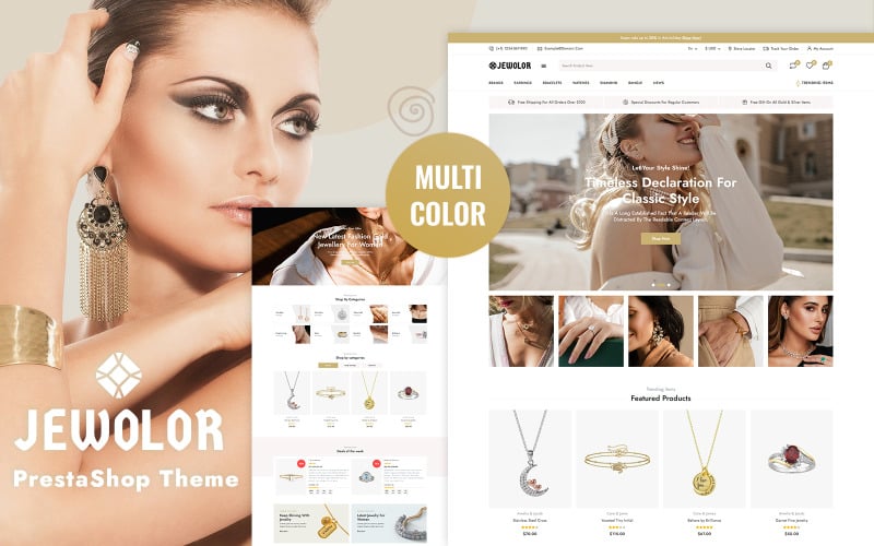 jewolor handcrafted jewelry store prestashop theme original
