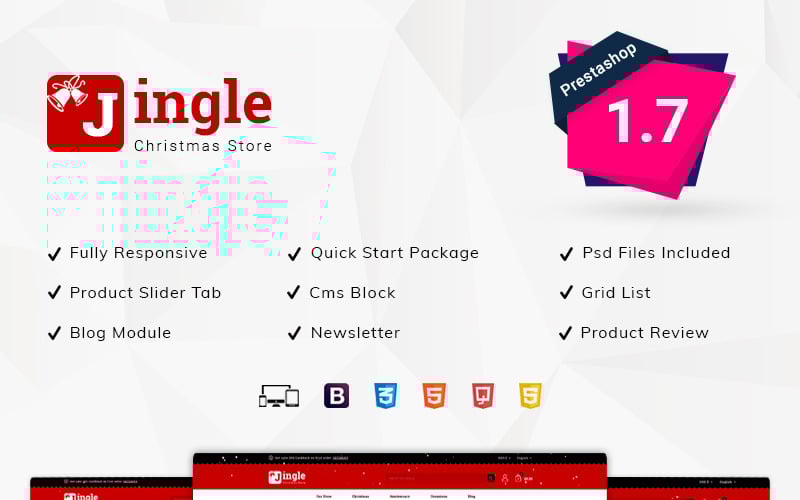 jingle gift store prestashop theme original