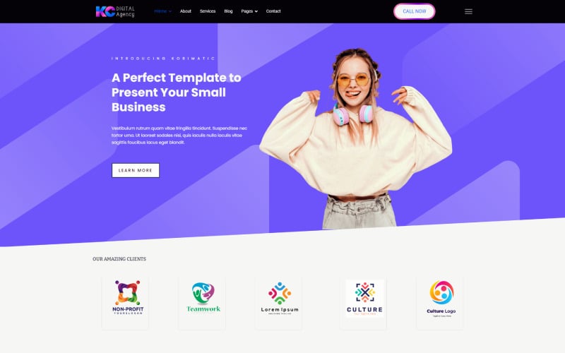 jl kobimobic small business and blog joomla template original